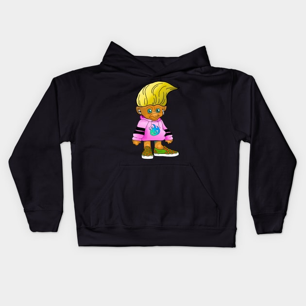 Lit troll Kids Hoodie by Bolt•Slinger•22